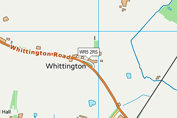 WR5 2RS map - OS VectorMap District (Ordnance Survey)