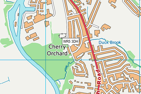 WR5 3DH map - OS VectorMap District (Ordnance Survey)