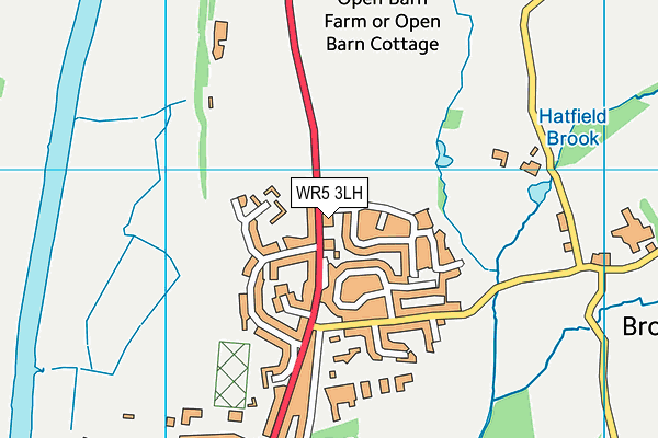 WR5 3LH map - OS VectorMap District (Ordnance Survey)
