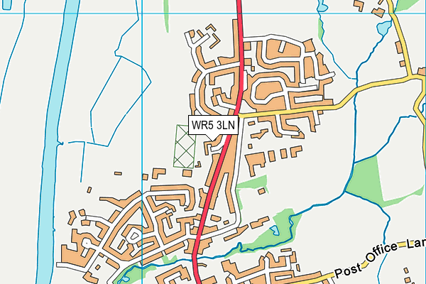 WR5 3LN map - OS VectorMap District (Ordnance Survey)
