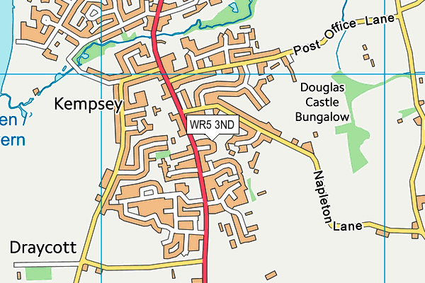 WR5 3ND map - OS VectorMap District (Ordnance Survey)