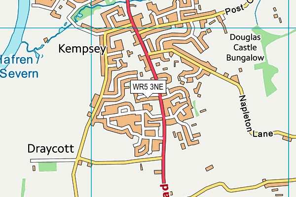 WR5 3NE map - OS VectorMap District (Ordnance Survey)