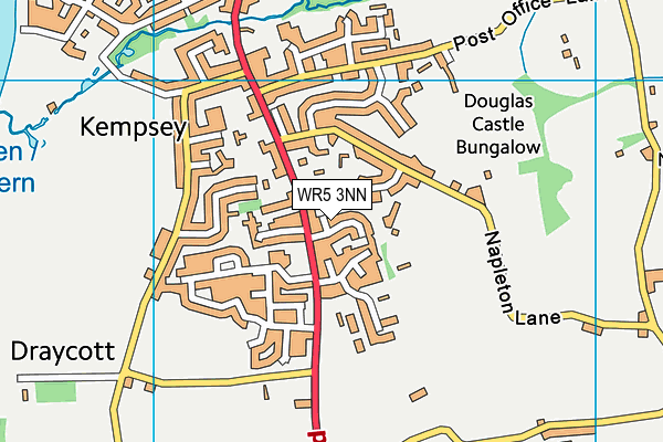 WR5 3NN map - OS VectorMap District (Ordnance Survey)