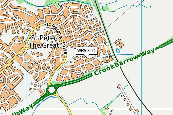 WR5 3TQ map - OS VectorMap District (Ordnance Survey)