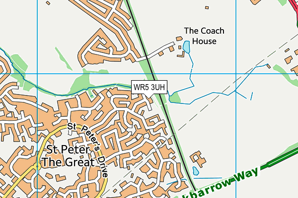WR5 3UH map - OS VectorMap District (Ordnance Survey)