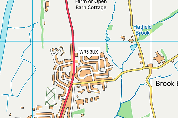 WR5 3UX map - OS VectorMap District (Ordnance Survey)