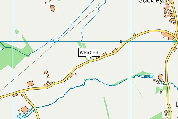 WR6 5EH map - OS VectorMap District (Ordnance Survey)