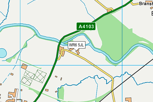 WR6 5JL map - OS VectorMap District (Ordnance Survey)