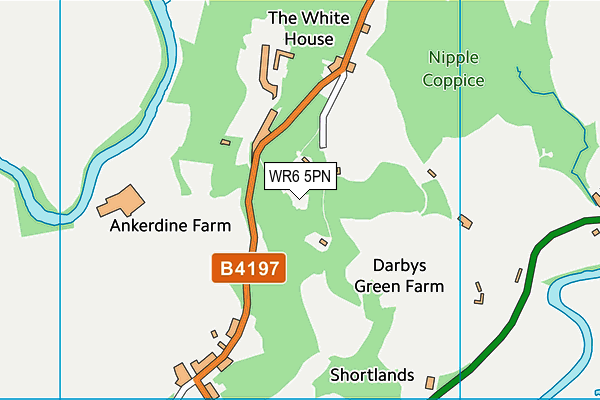 WR6 5PN map - OS VectorMap District (Ordnance Survey)