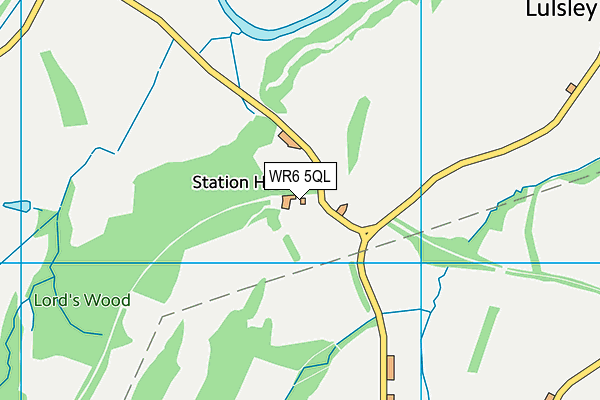 WR6 5QL map - OS VectorMap District (Ordnance Survey)