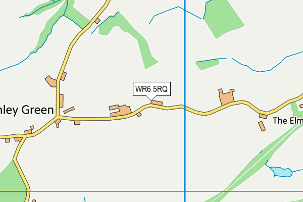 WR6 5RQ map - OS VectorMap District (Ordnance Survey)