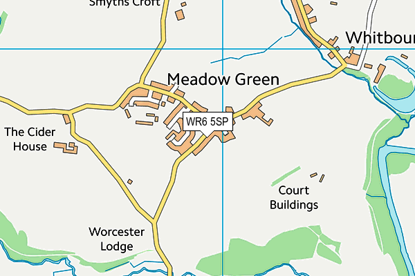 Whitbourne C.e Primary School (Closed) map (WR6 5SP) - OS VectorMap District (Ordnance Survey)