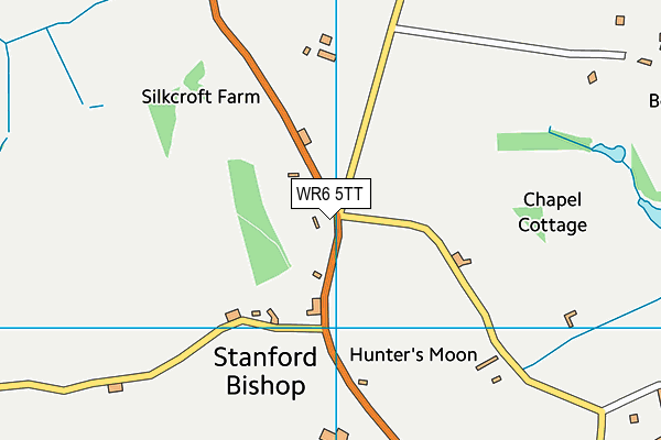 WR6 5TT map - OS VectorMap District (Ordnance Survey)