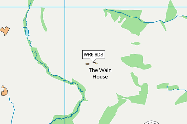WR6 6DS map - OS VectorMap District (Ordnance Survey)