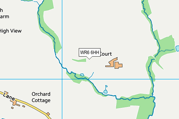 WR6 6HH map - OS VectorMap District (Ordnance Survey)