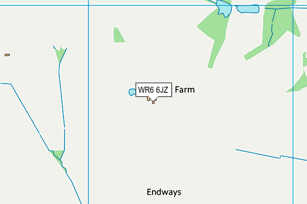 WR6 6JZ map - OS VectorMap District (Ordnance Survey)