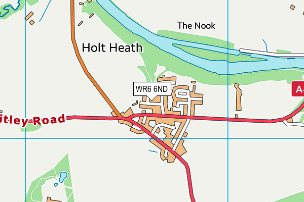 Holt Heath Millennium Stadium map (WR6 6ND) - OS VectorMap District (Ordnance Survey)
