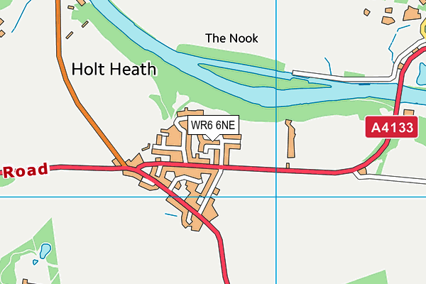 Holt And Grimley Cricket Club (Closed) map (WR6 6NE) - OS VectorMap District (Ordnance Survey)