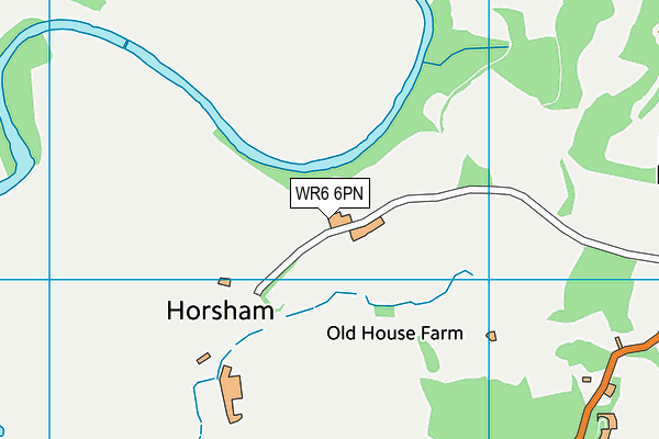 WR6 6PN map - OS VectorMap District (Ordnance Survey)