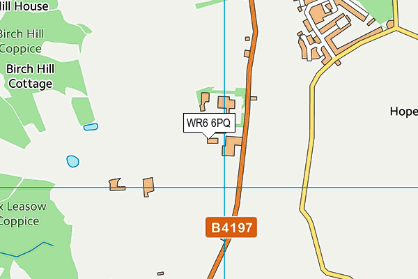 WR6 6PQ map - OS VectorMap District (Ordnance Survey)