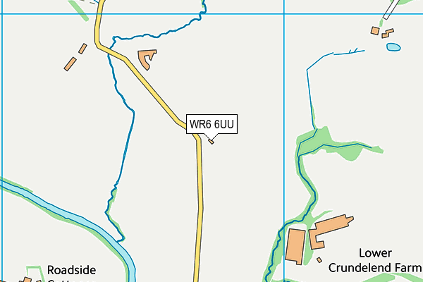 WR6 6UU map - OS VectorMap District (Ordnance Survey)