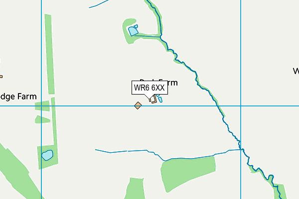 WR6 6XX map - OS VectorMap District (Ordnance Survey)