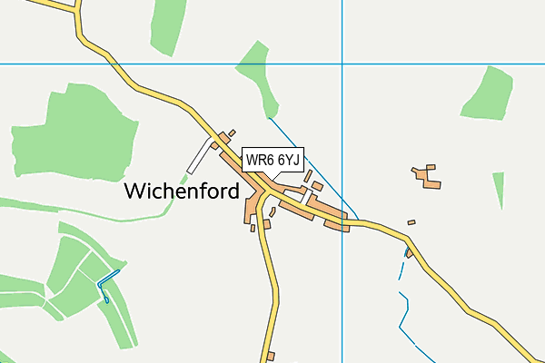 WR6 6YJ map - OS VectorMap District (Ordnance Survey)