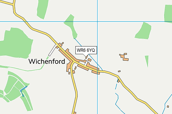 WR6 6YQ map - OS VectorMap District (Ordnance Survey)