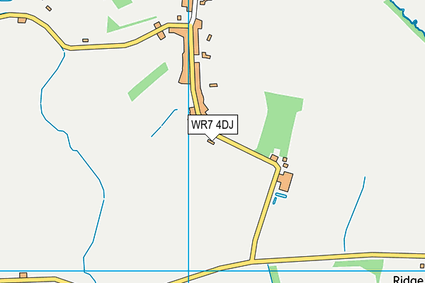 WR7 4DJ map - OS VectorMap District (Ordnance Survey)