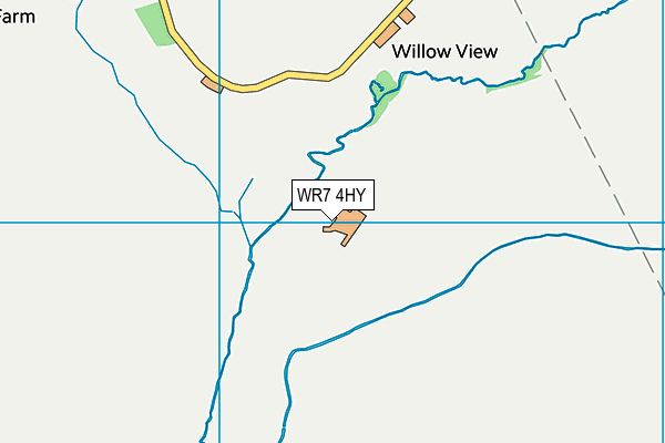 WR7 4HY map - OS VectorMap District (Ordnance Survey)