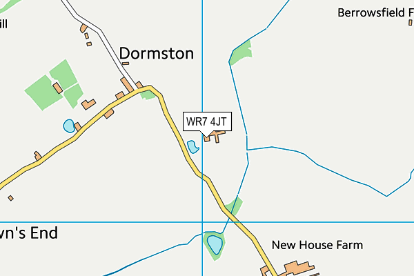 WR7 4JT map - OS VectorMap District (Ordnance Survey)