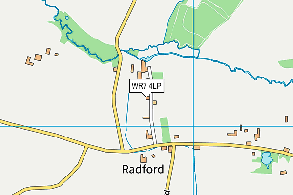 WR7 4LP map - OS VectorMap District (Ordnance Survey)