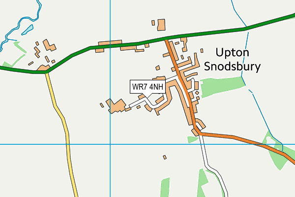 Upton Snodsbury CofE First School map (WR7 4NH) - OS VectorMap District (Ordnance Survey)