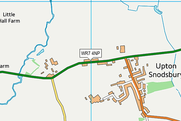 WR7 4NP map - OS VectorMap District (Ordnance Survey)