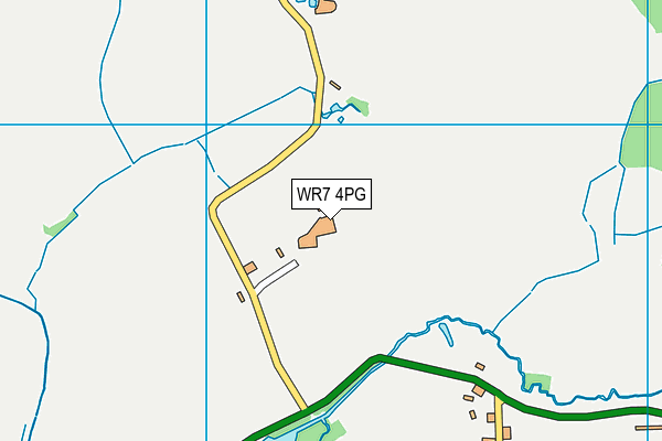 WR7 4PG map - OS VectorMap District (Ordnance Survey)