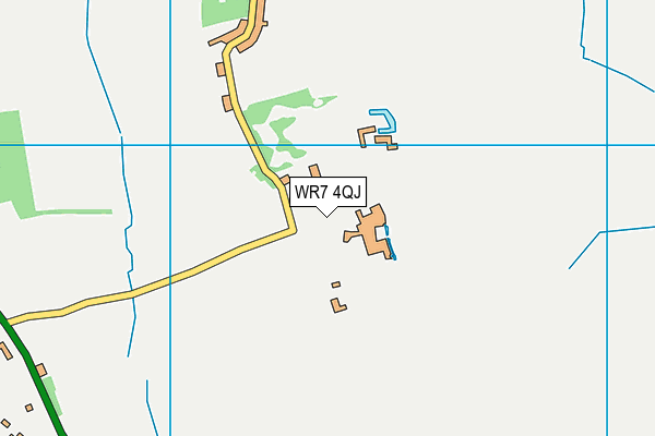 WR7 4QJ map - OS VectorMap District (Ordnance Survey)