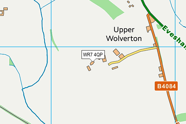 WR7 4QP map - OS VectorMap District (Ordnance Survey)