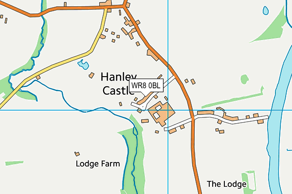 Hanley Castle High School map (WR8 0BL) - OS VectorMap District (Ordnance Survey)