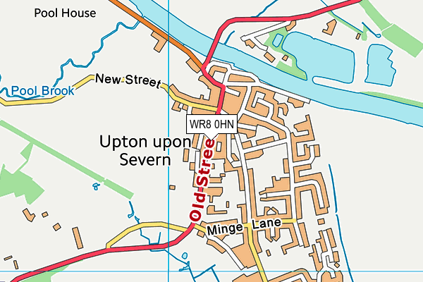 Map of RIVER SEVERN (TAKEAWAY) LTD at district scale