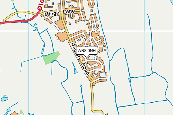 WR8 0NH map - OS VectorMap District (Ordnance Survey)