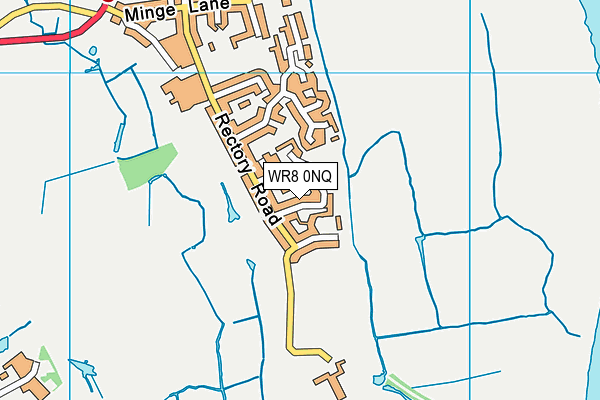 WR8 0NQ map - OS VectorMap District (Ordnance Survey)