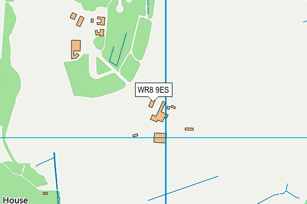 WR8 9ES map - OS VectorMap District (Ordnance Survey)