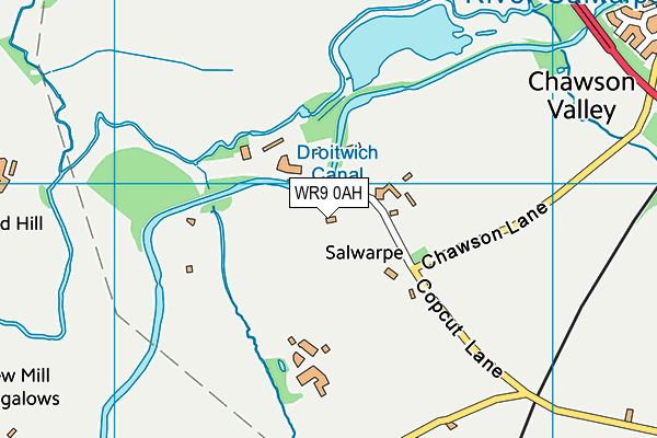 WR9 0AH map - OS VectorMap District (Ordnance Survey)