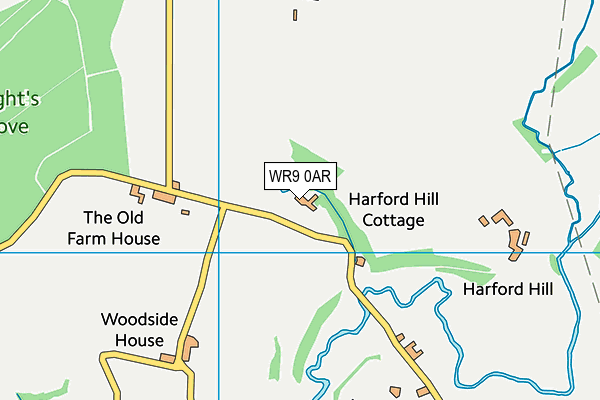WR9 0AR map - OS VectorMap District (Ordnance Survey)