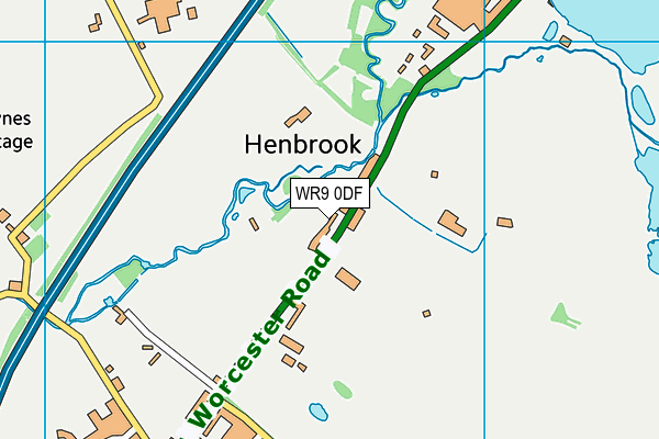 WR9 0DF map - OS VectorMap District (Ordnance Survey)
