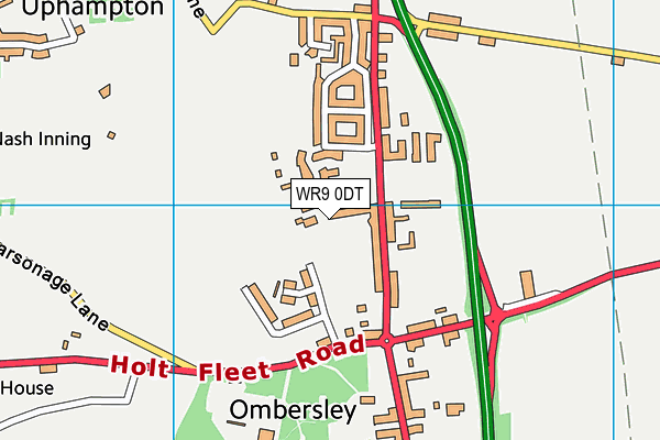 WR9 0DT map - OS VectorMap District (Ordnance Survey)
