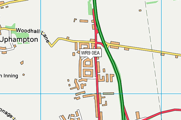 WR9 0EA map - OS VectorMap District (Ordnance Survey)