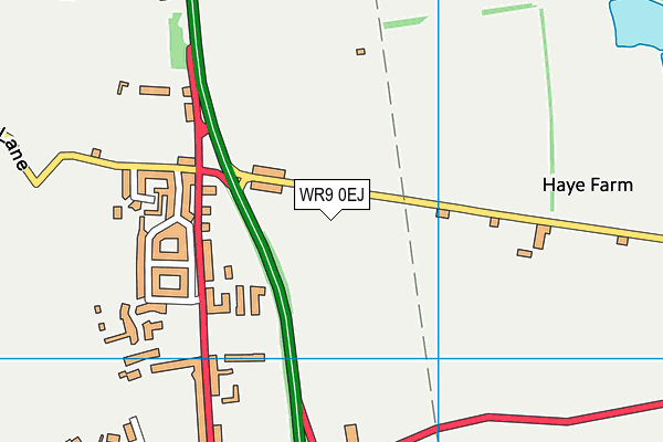 WR9 0EJ map - OS VectorMap District (Ordnance Survey)