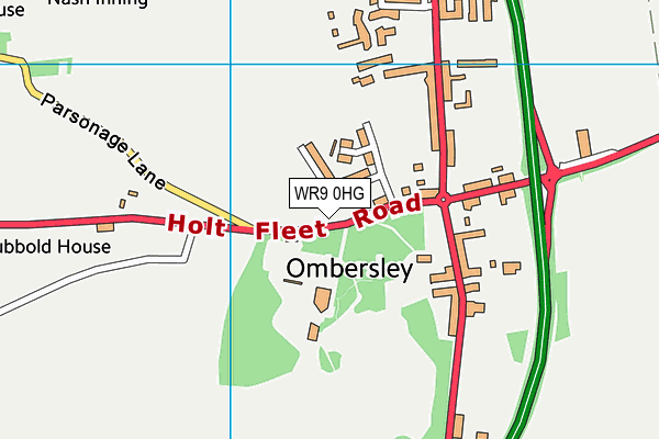 Map of WILKINSONS OF OMBERSLEY LIMITED at district scale