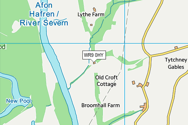 WR9 0HY map - OS VectorMap District (Ordnance Survey)